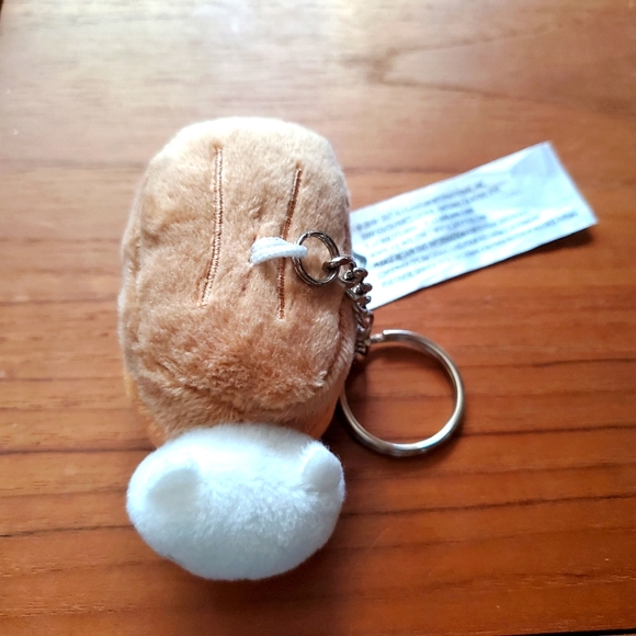 BNWOT San-x Nyan Nyan Nyanko Donut cat plush keychain - Picture 2 of 5